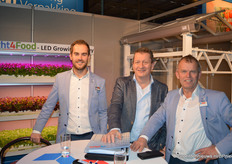 Ronald Thijssen (Maurice Kassenbouw), René van Haeff (Light4Food) en Jos Groenewegen (Maurice Kassenbouw)